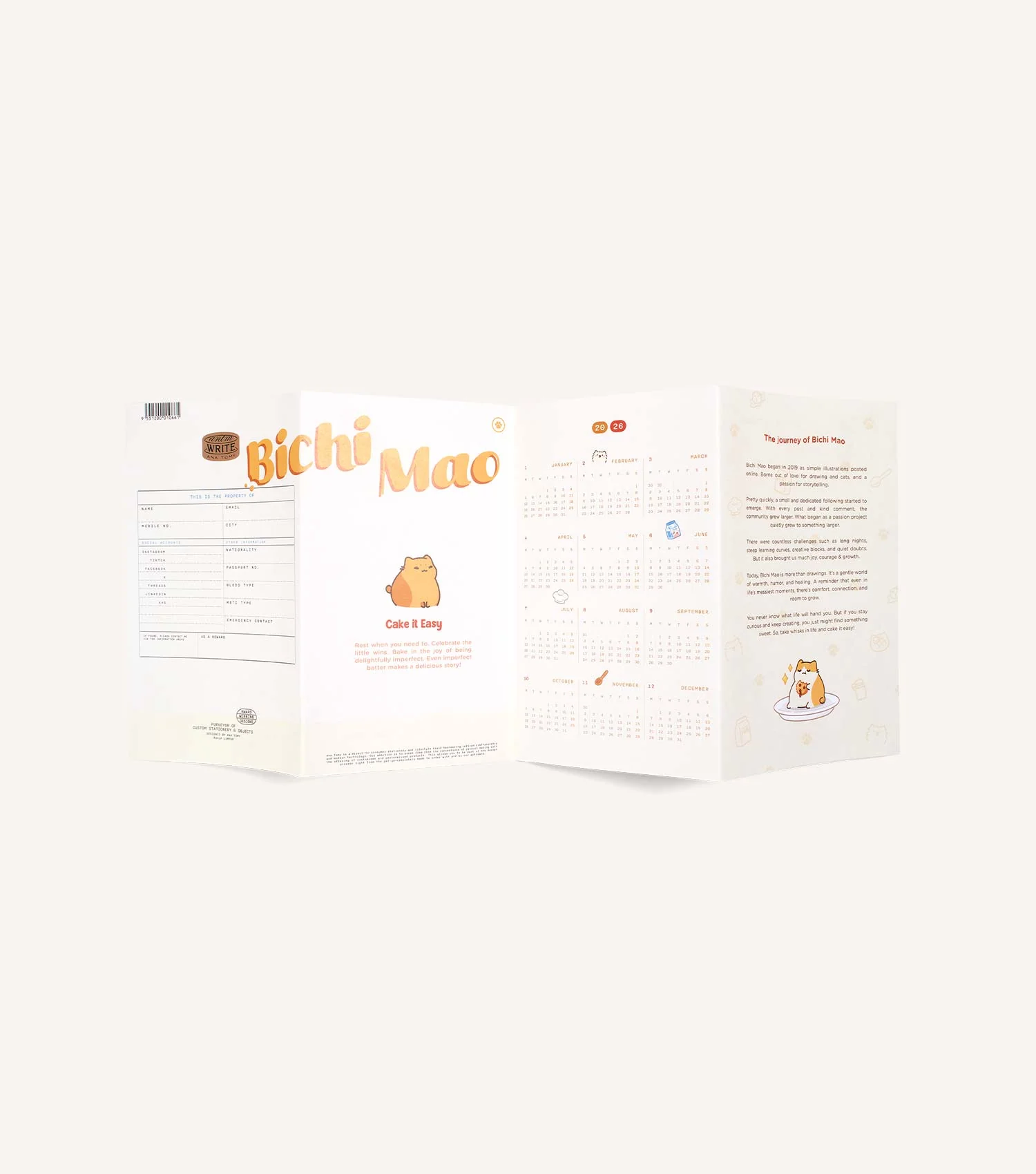 Bichi Mao 'Charcoal Mao'—A5s Wirebound 2.0 - Image 4
