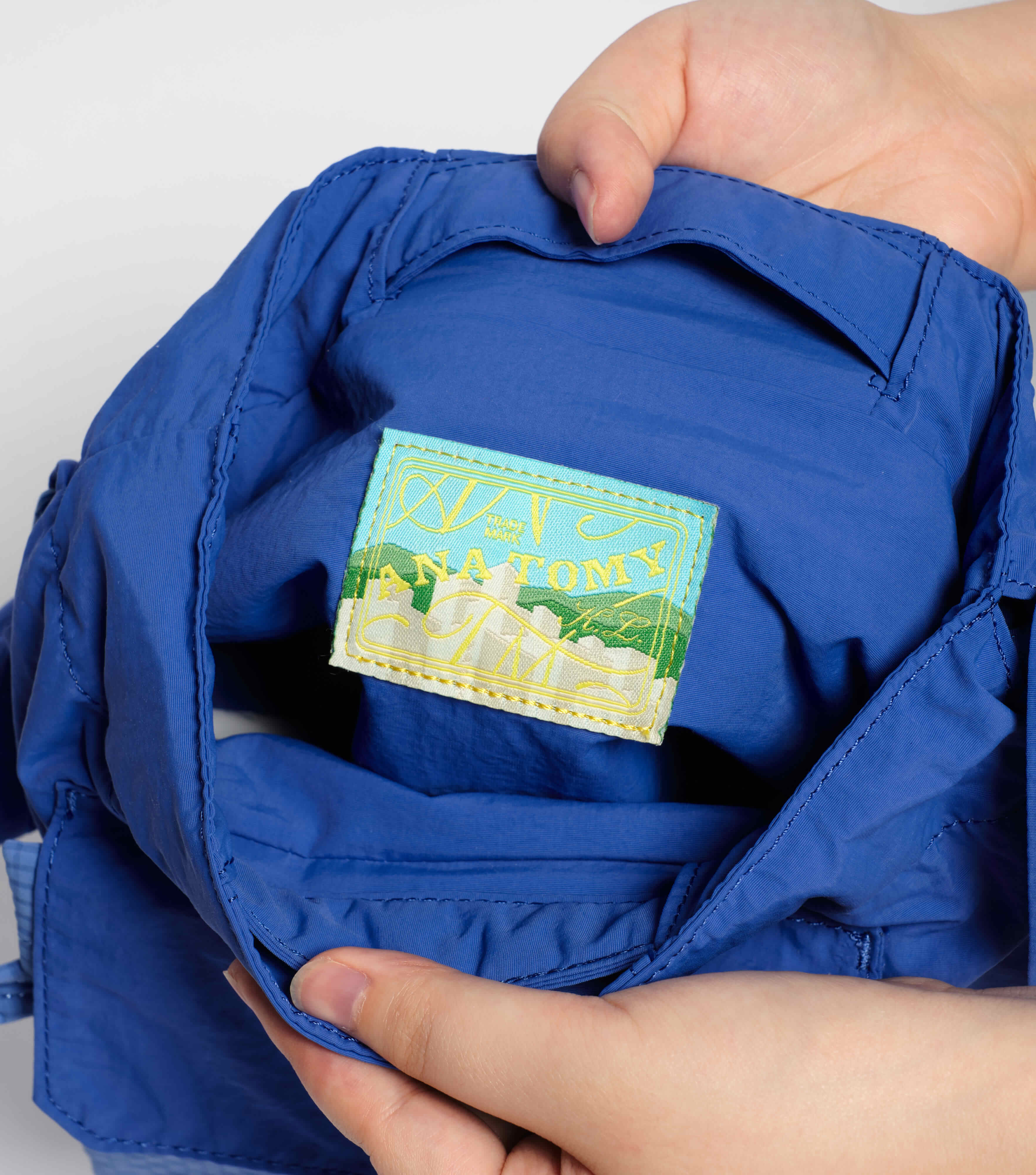 Checkered Cobalt—City Bag - Image 8