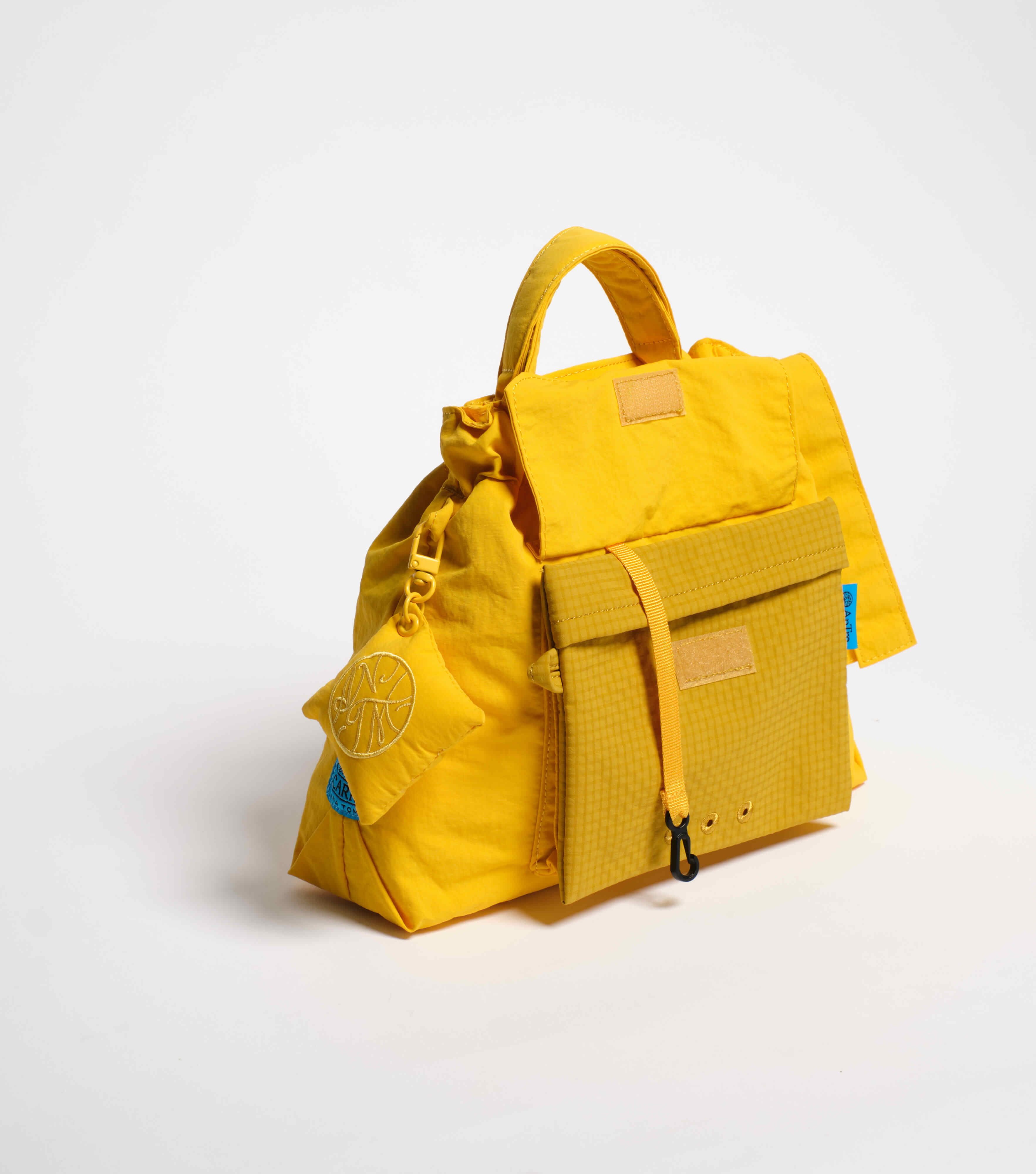 Checkered Mustard—City Bag - Image 4