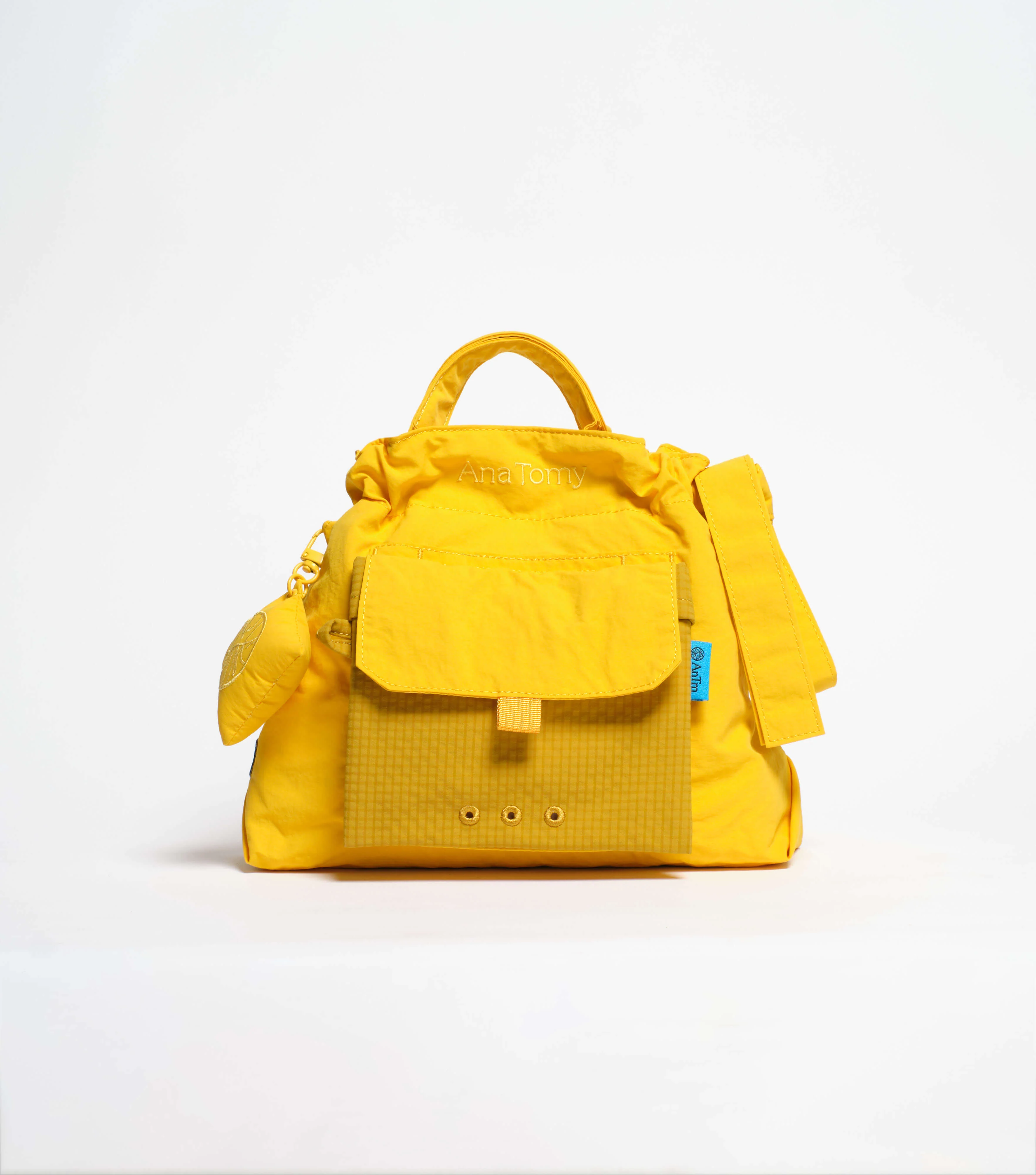 Checkered Mustard—City Bag - Image 7