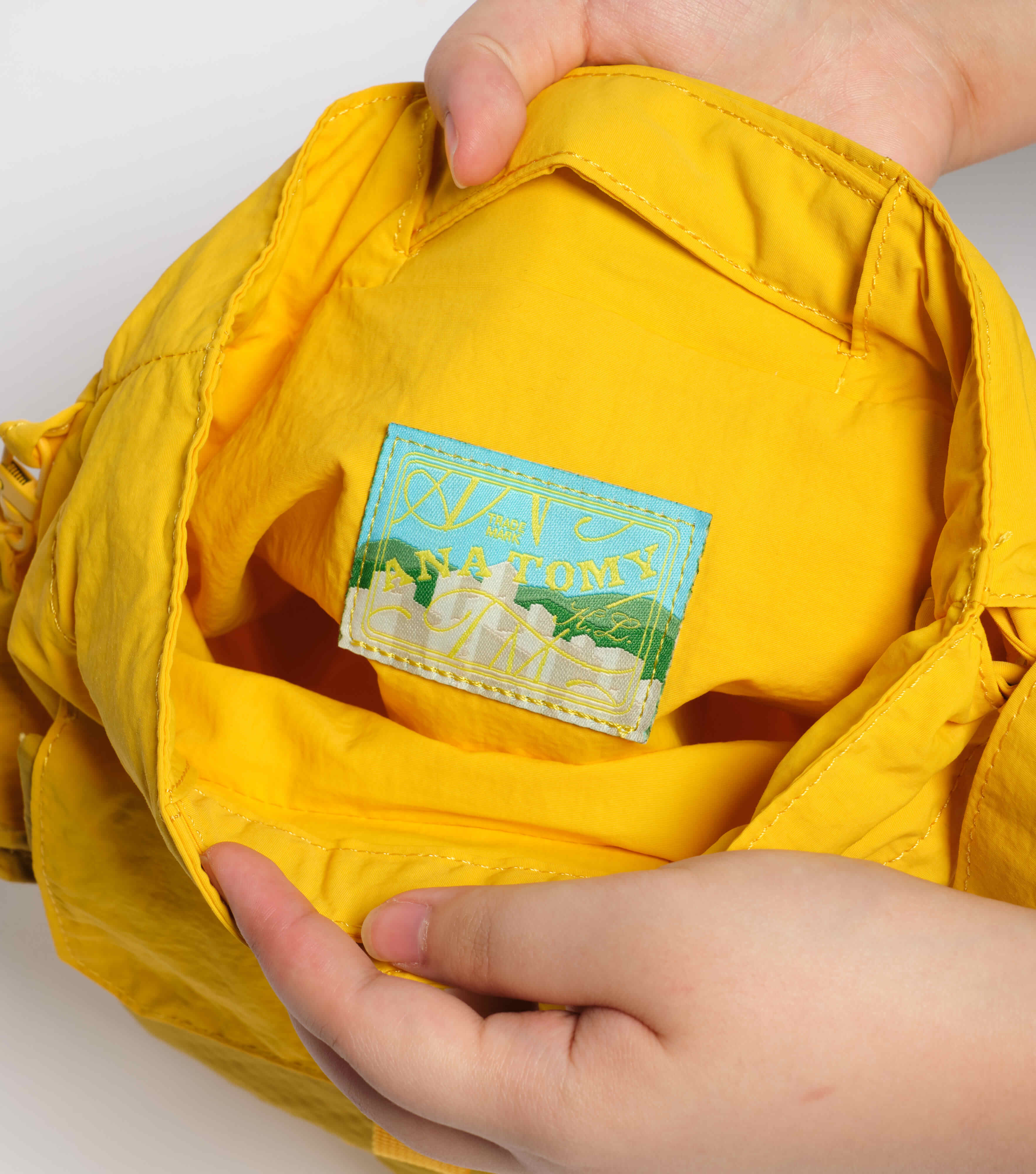 Checkered Mustard—City Bag - Image 8