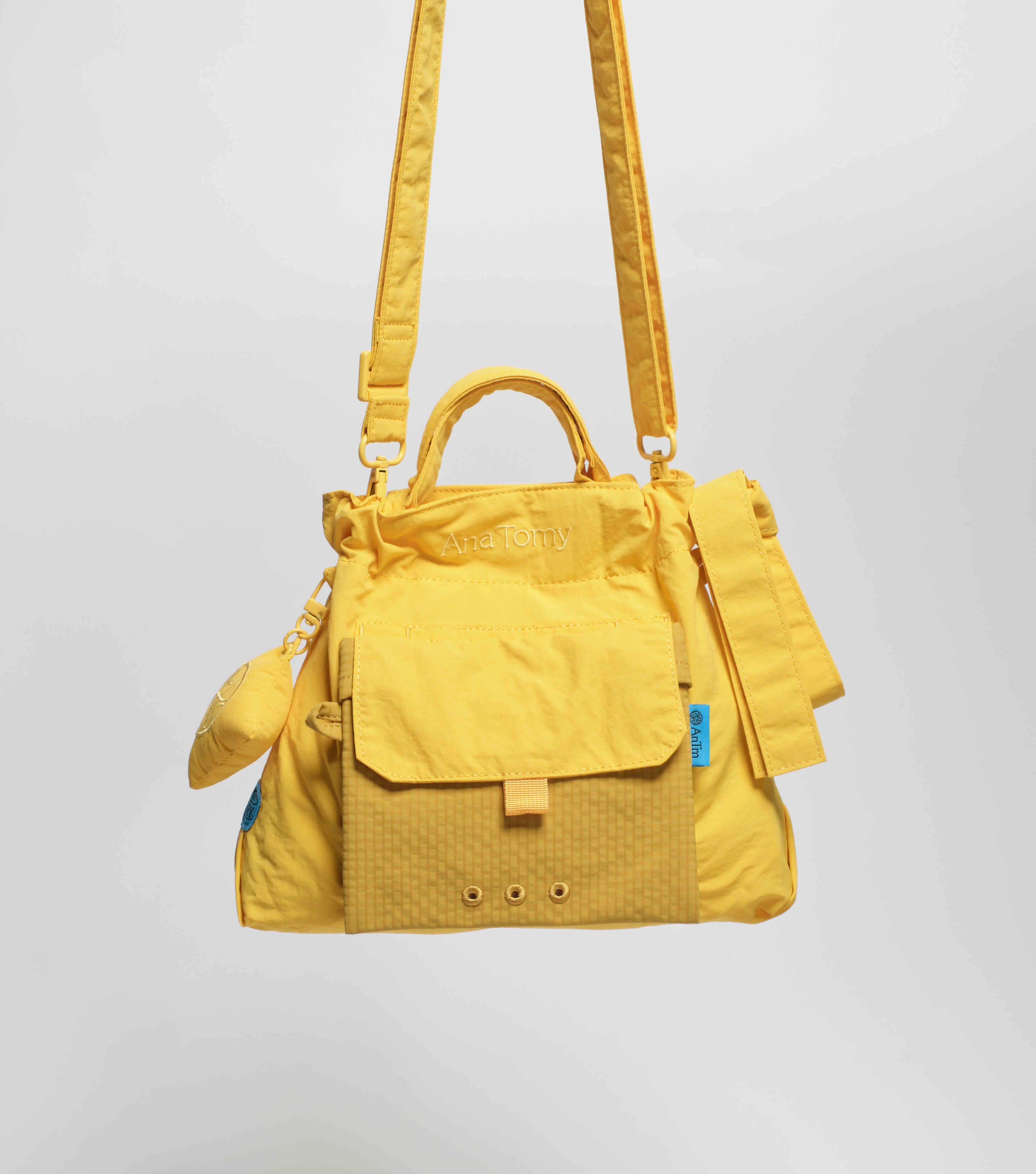 Checkered Mustard—City Bag - Image 9