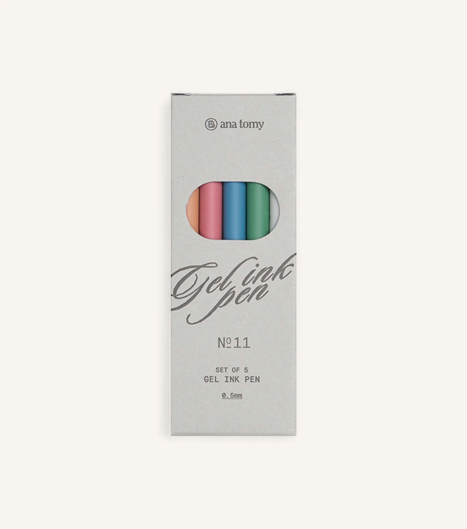 Gel Ink Pen—0.5mm Morandi Set (Pack of 5) - Image 4