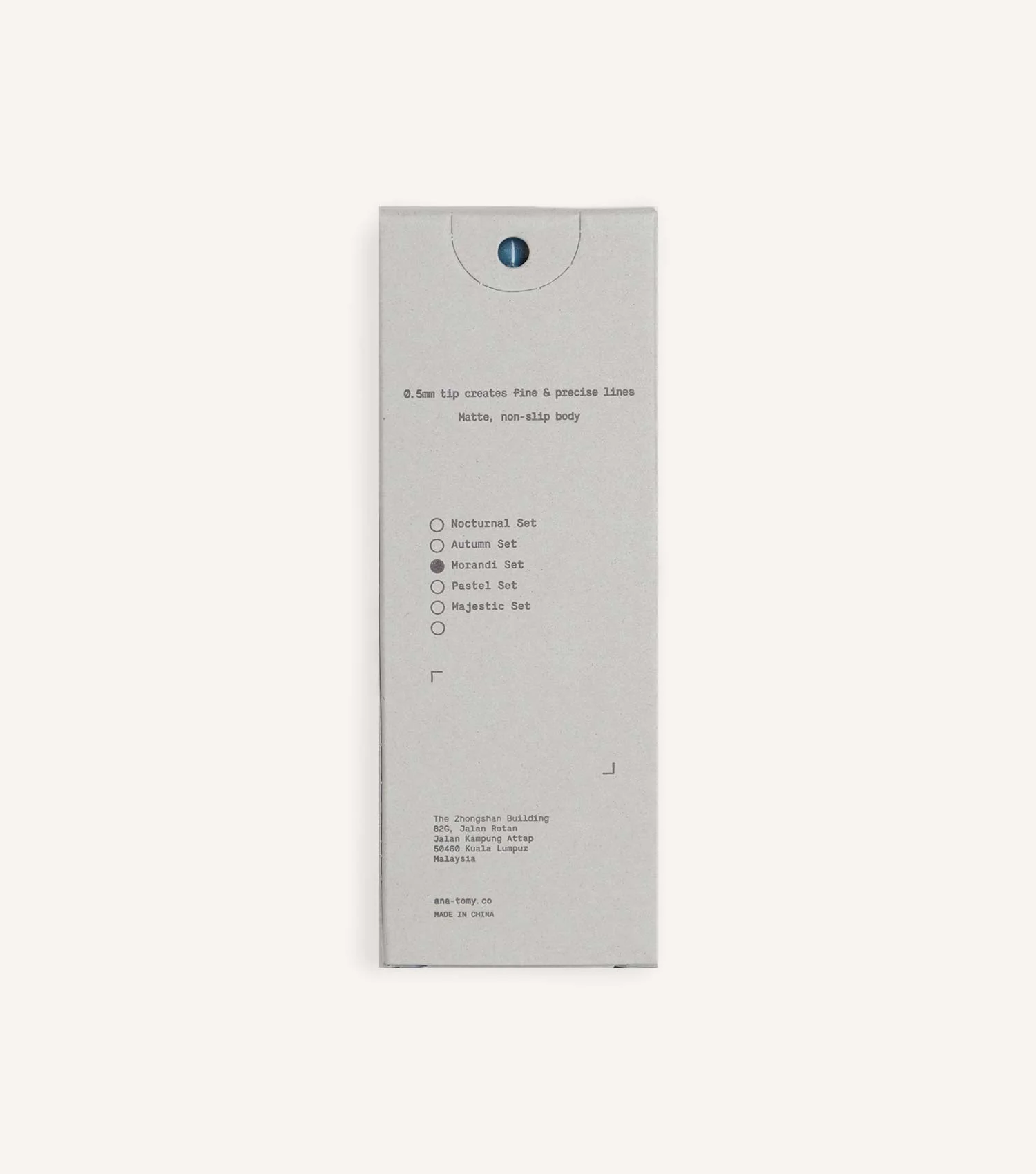 Gel Ink Pen—0.5mm Morandi Set (Pack of 5) - Image 5