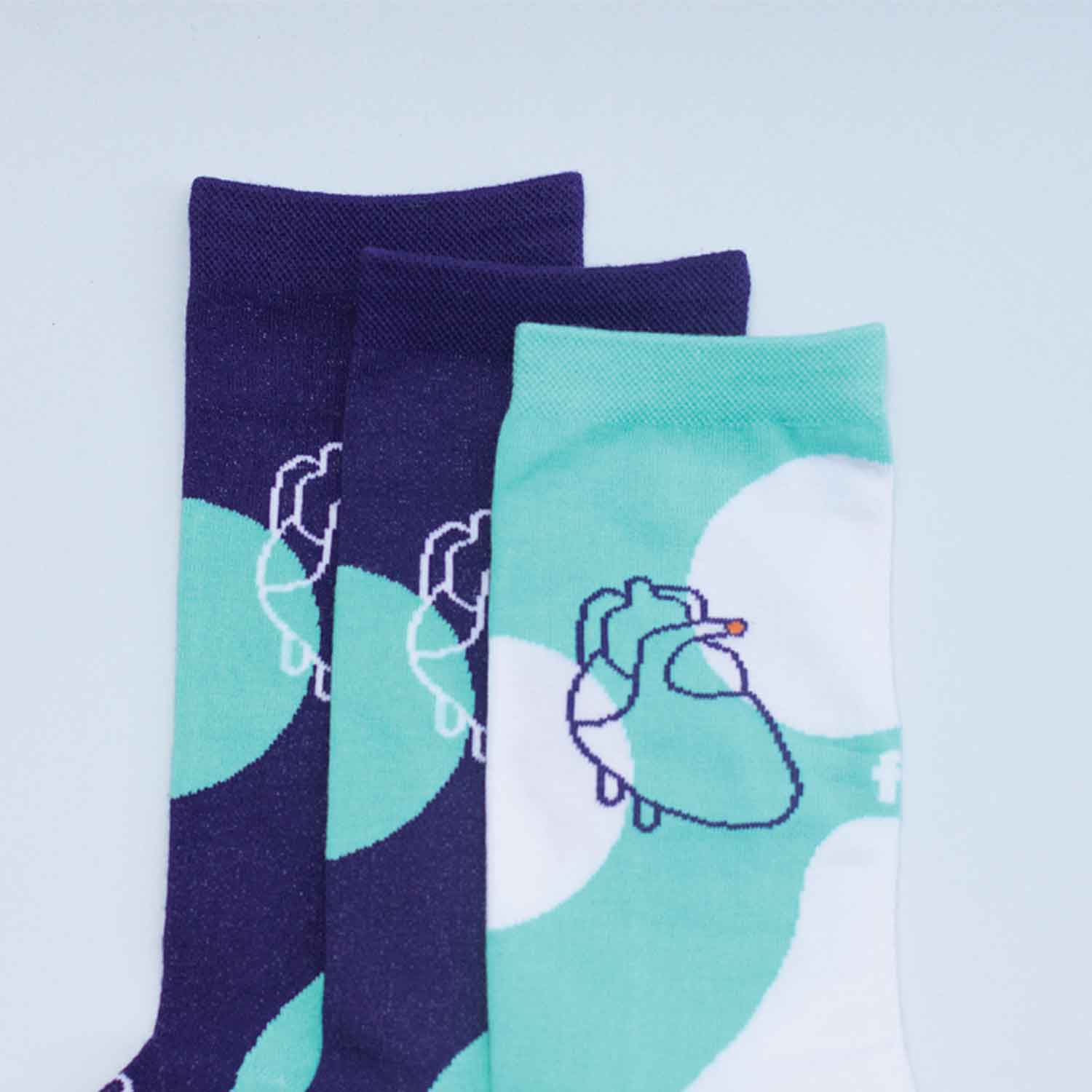 Goodpair Socks Three Legged Pair : 2+1 Socks - Image 3