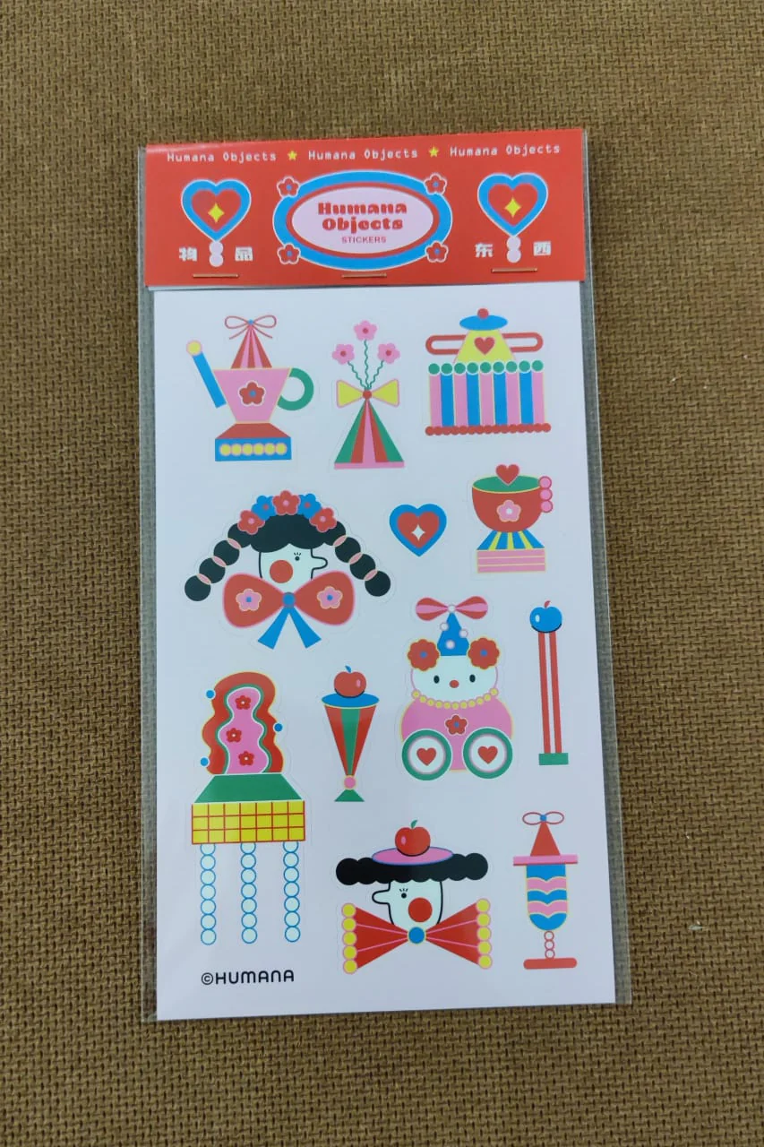 Humana Objects Sticker