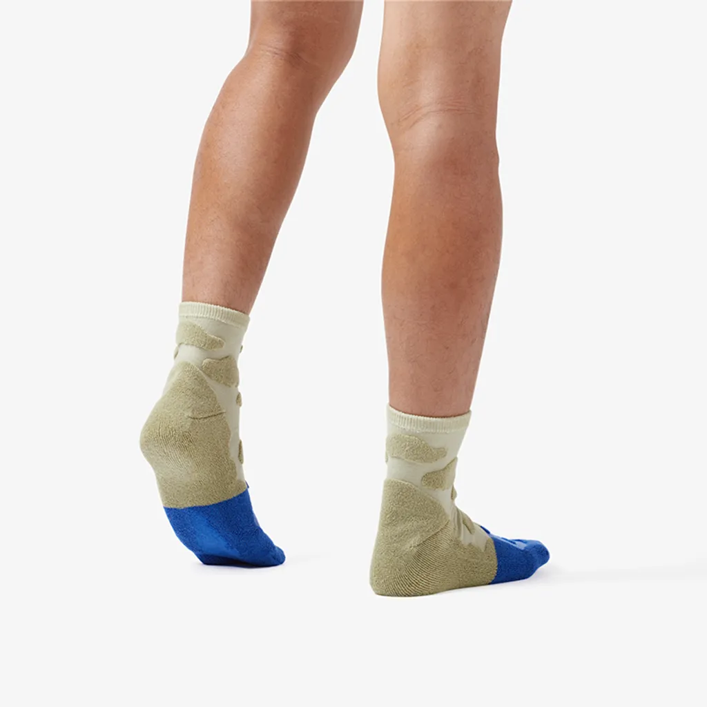 Kindergarden Patterned Socks Clooud Kiwi