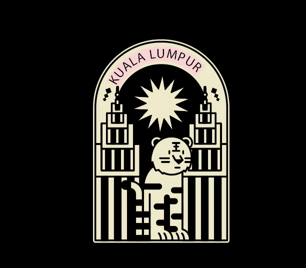Kuala Lumpur Enamel Pin