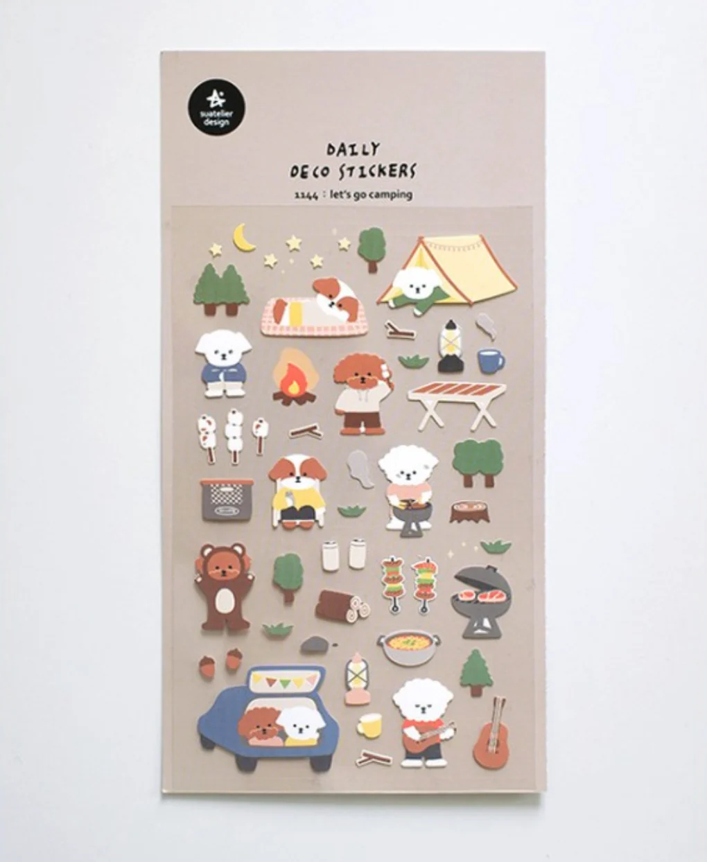 Let's Go Camping Sticker