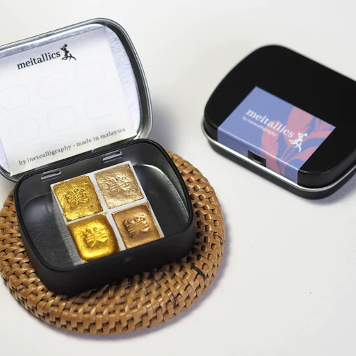 Meitallics 4pcs Set Golden