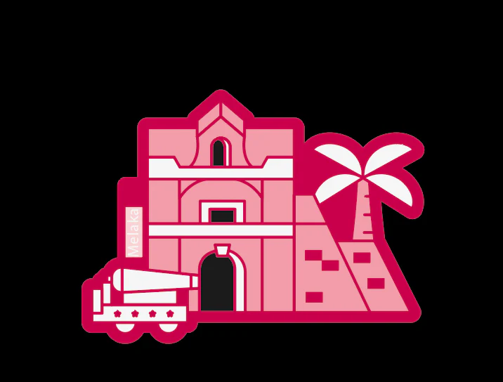 Melaka A Famosa Iron-on Patches