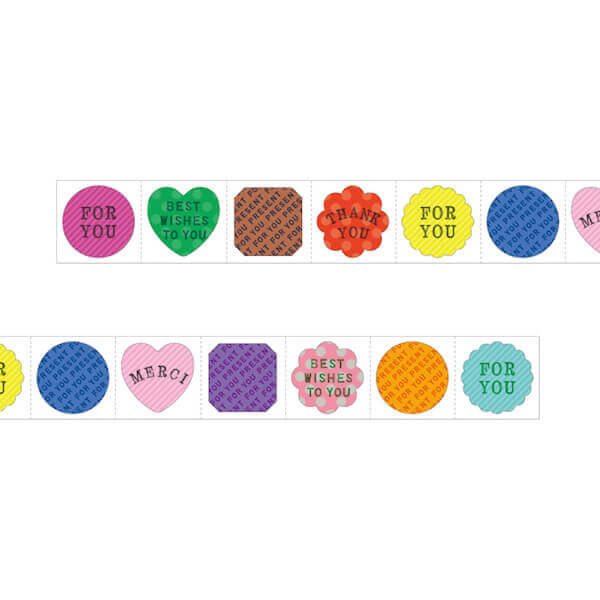 Midori CT Roll Sticker (Colourful Message) - Image 4