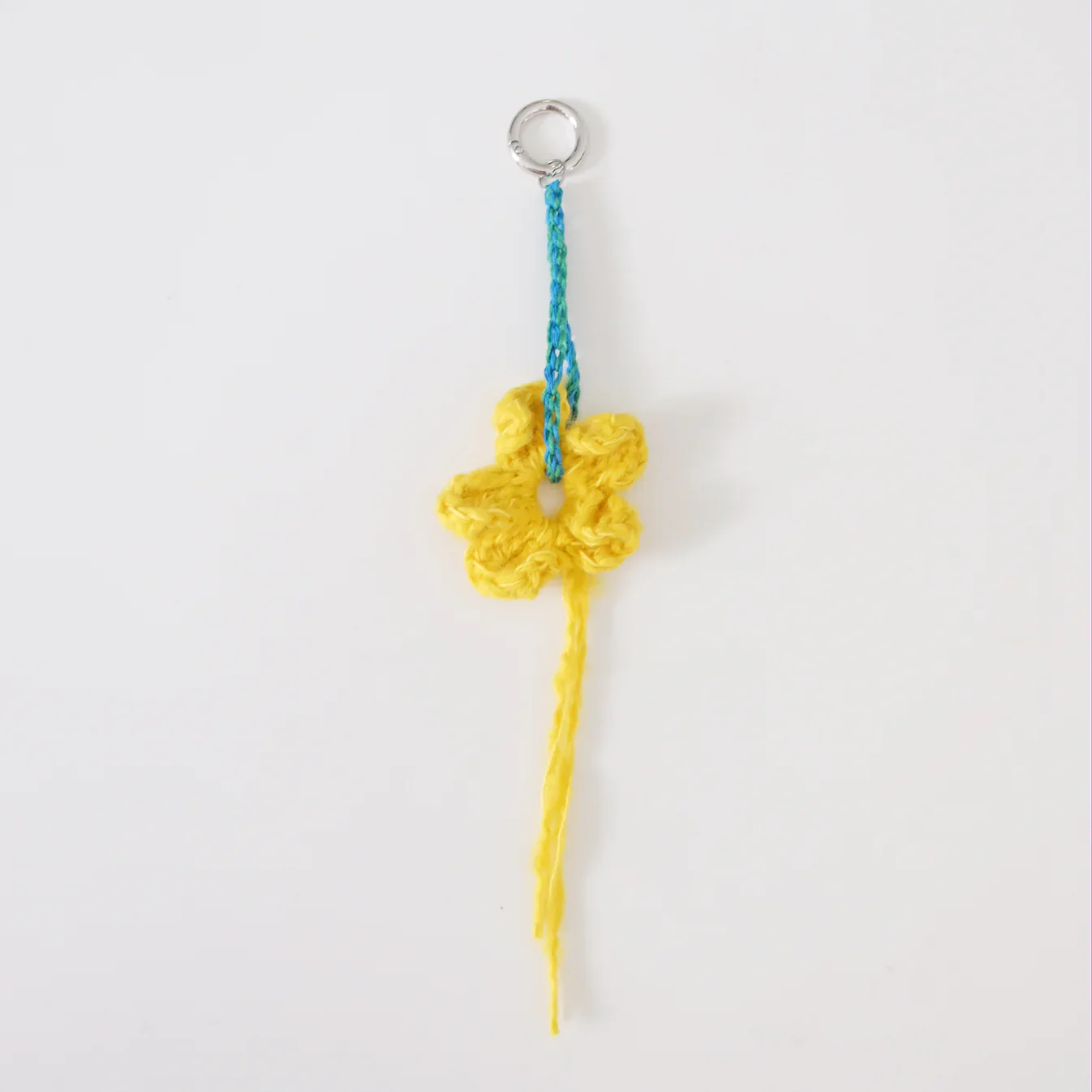 Mixed Blossom Keychain Yellow