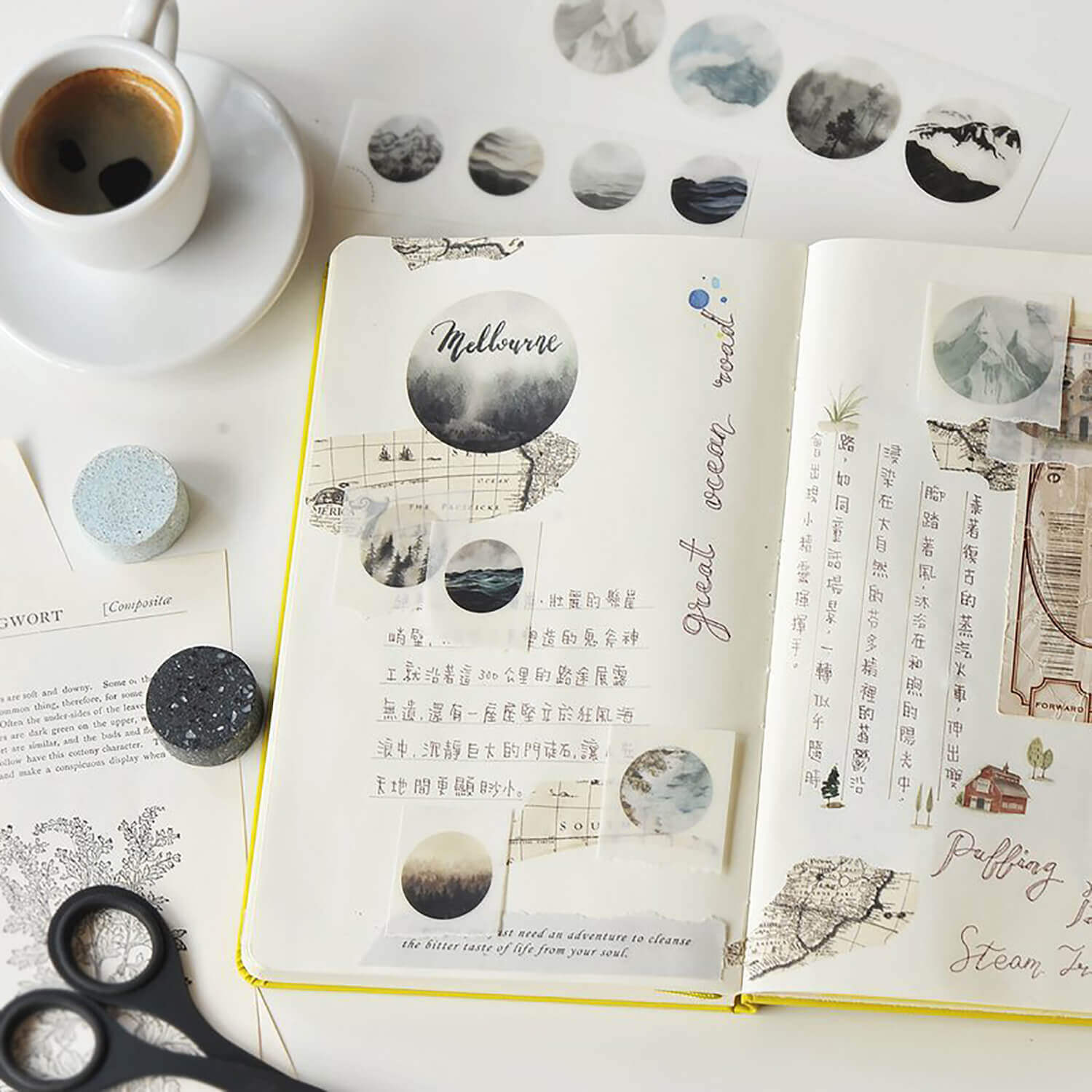 MU Craft: Print-On Sticker (Watercolour Scenery) - Image 4