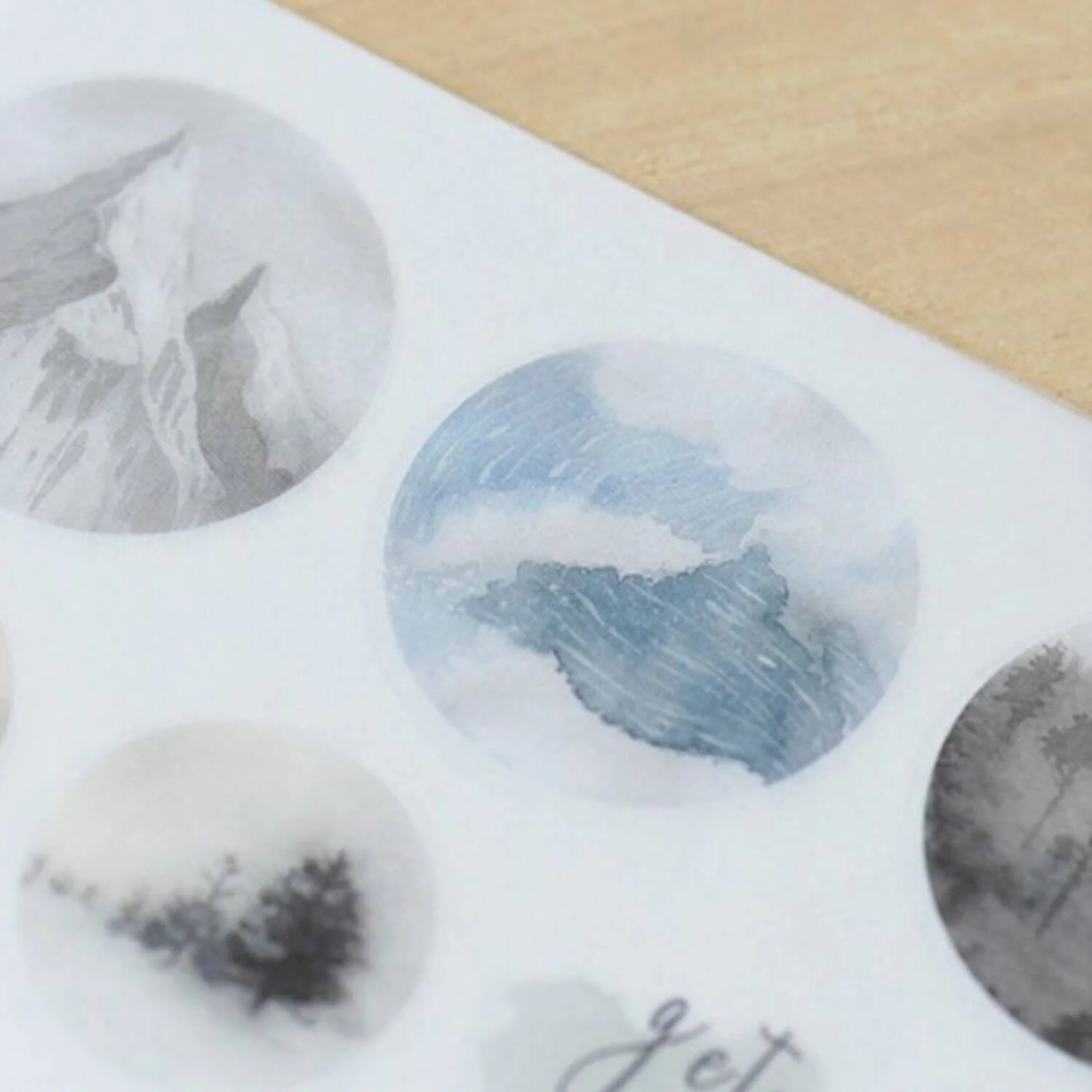 MU Craft: Print-On Sticker (Watercolour Scenery) - Image 5