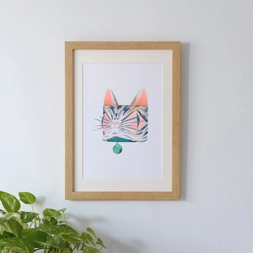 Nobody II A4 Risograph Art Print