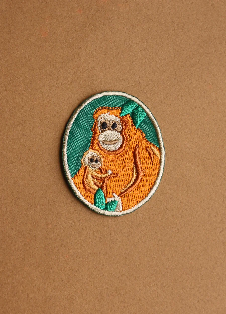 Orang Utan Iron-On Patch