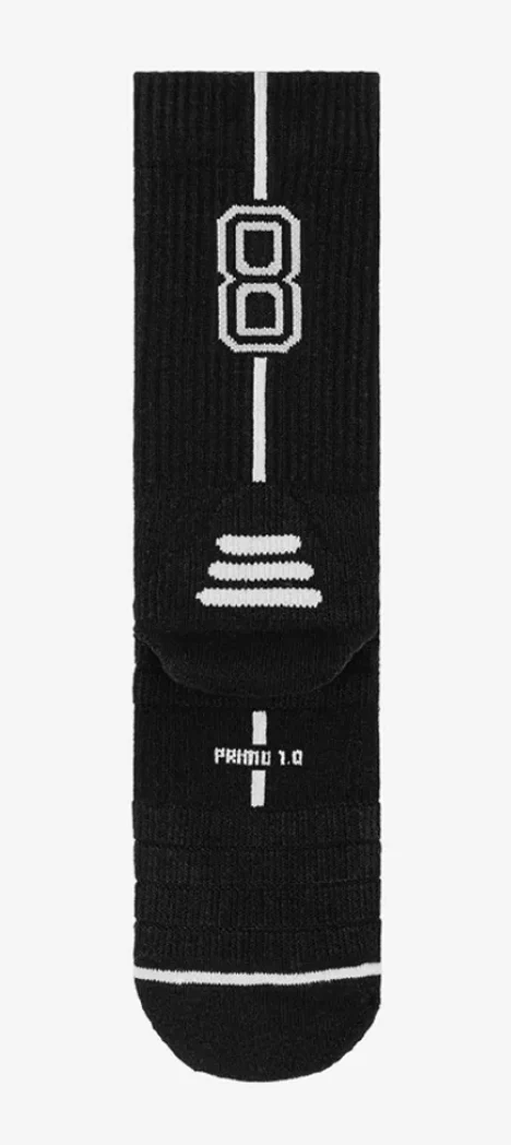 PRIMO Performance Crew Socks Black (8)