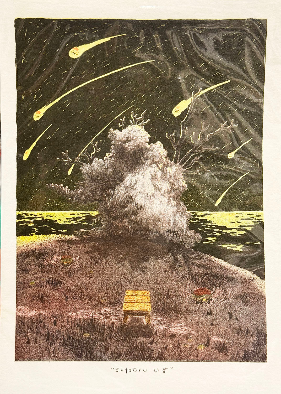Risograph Postcard - Sutsūru