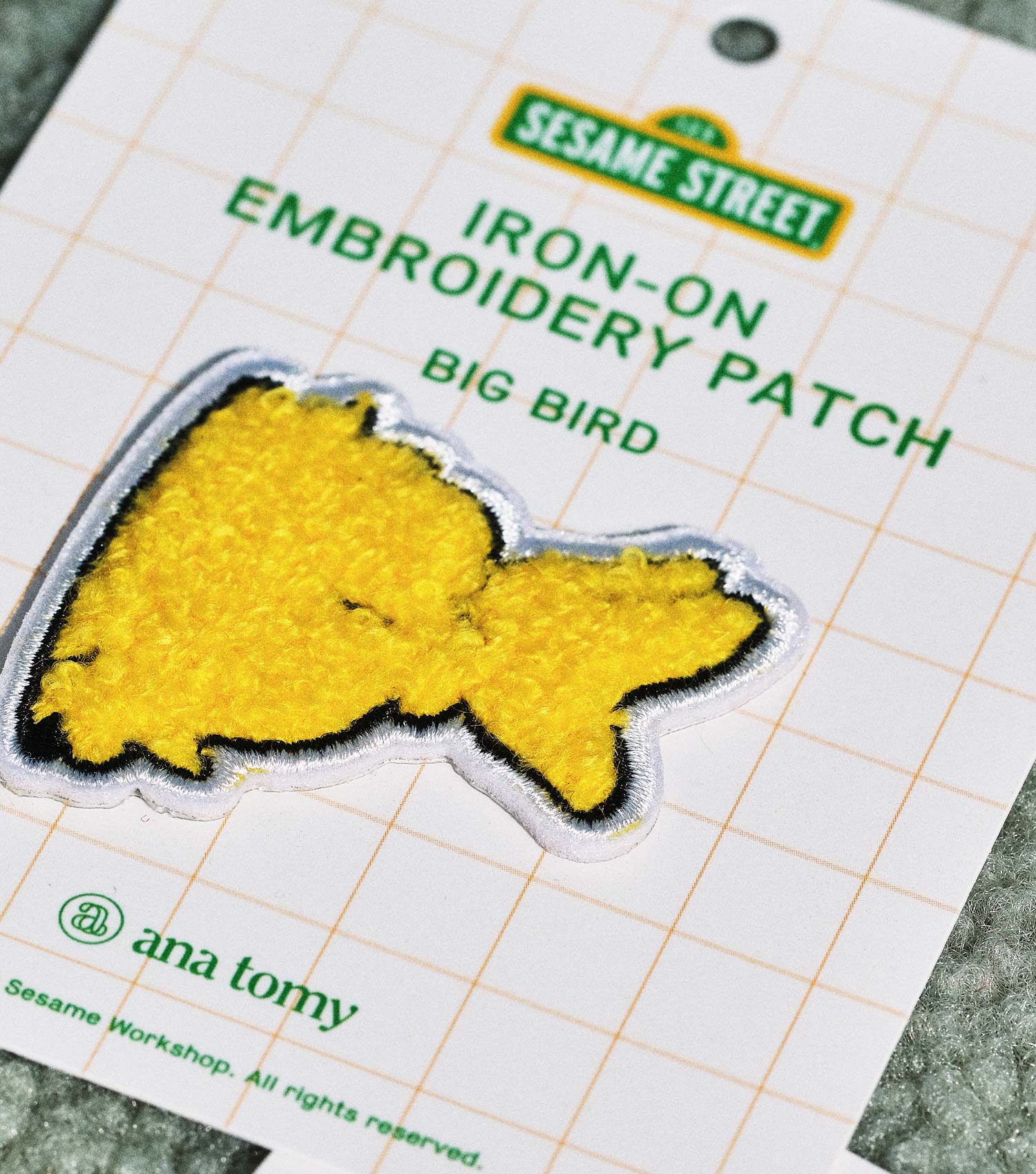 Sesame Street™ Big Bird Hand—Iron On Patch - Image 2