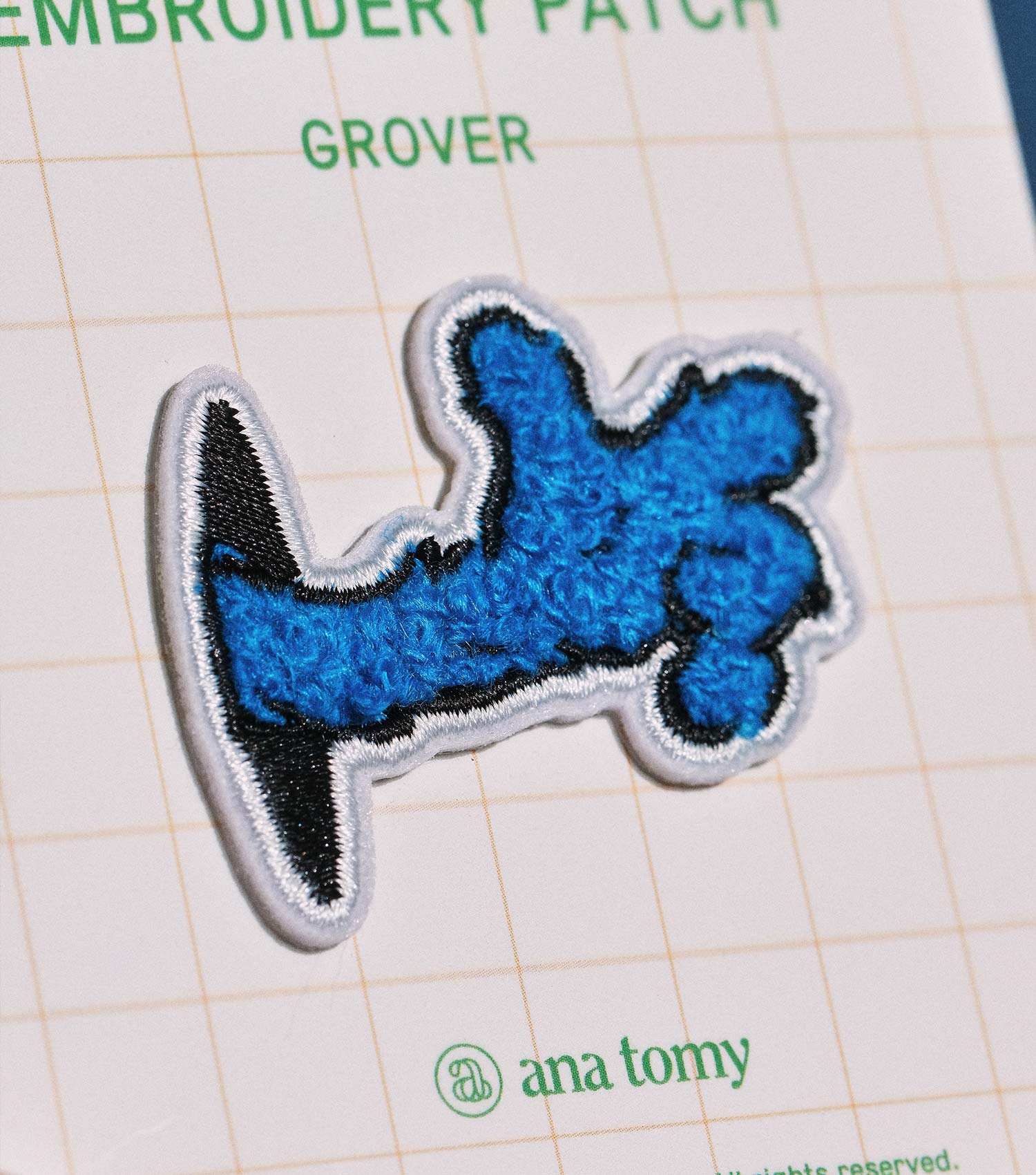 Sesame Street™ Grover Hand—Iron On Patch - Image 2