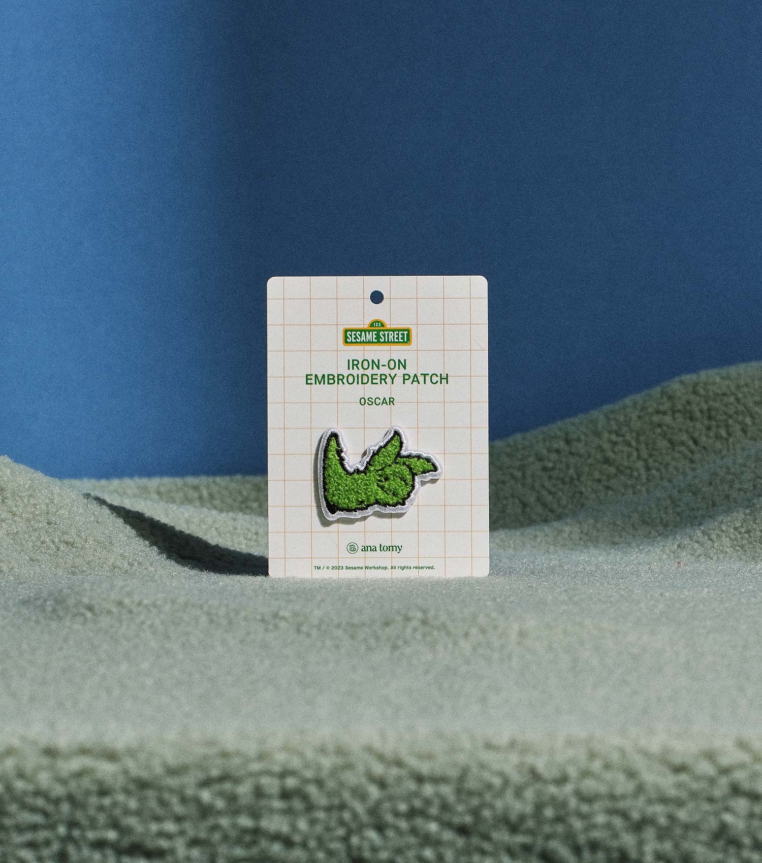 Sesame Street™ Oscar Hand—Iron On Patch - Image 3