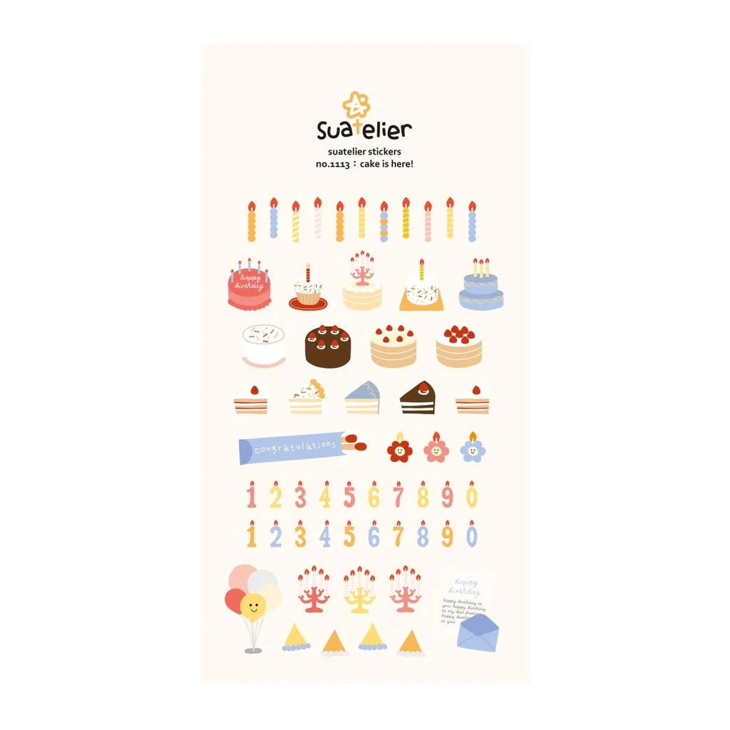 Suatelier Sticker: Cake Is Here!