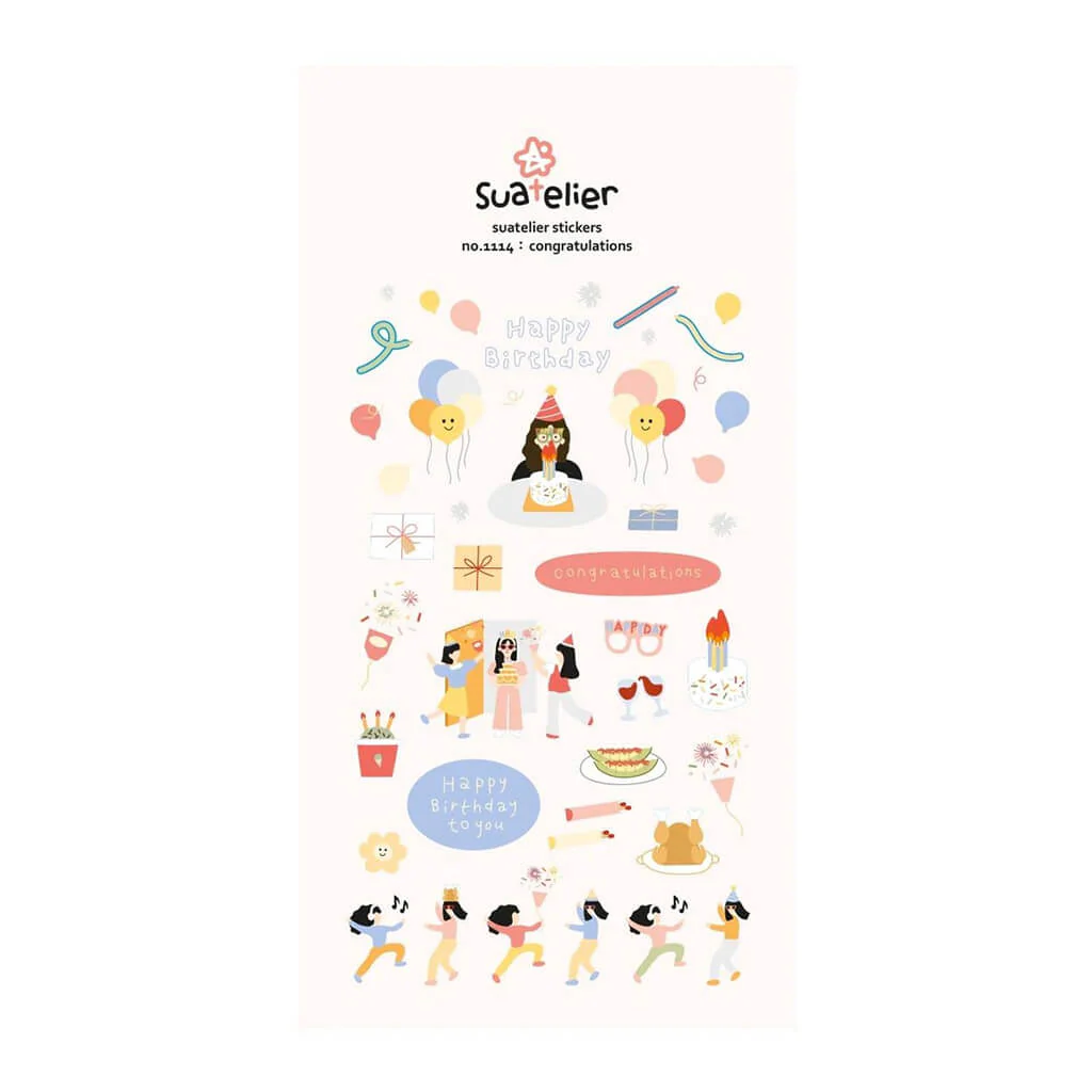 Suatelier Sticker: Congratulations