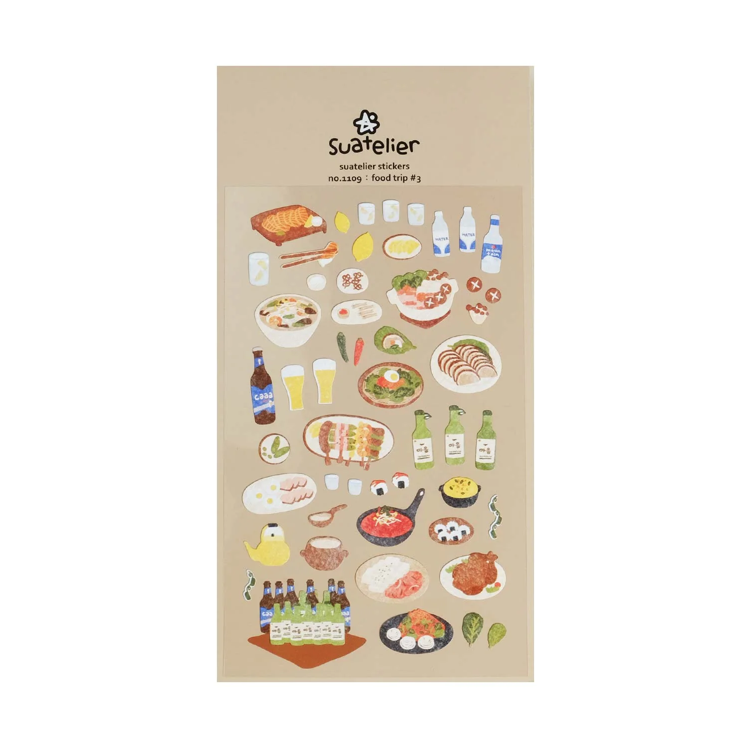 Suatelier Sticker: Food Trip #3