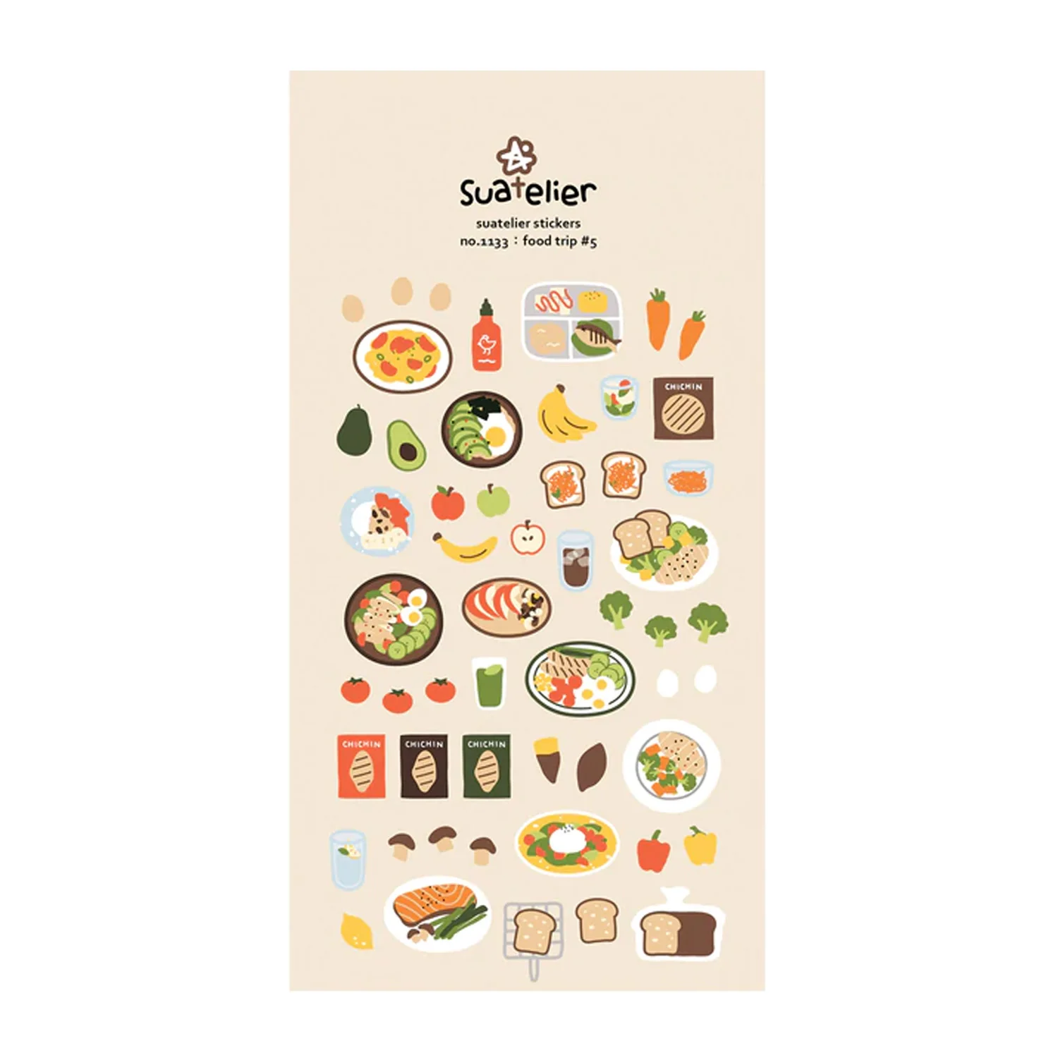 Suatelier Sticker: Food Trip #5