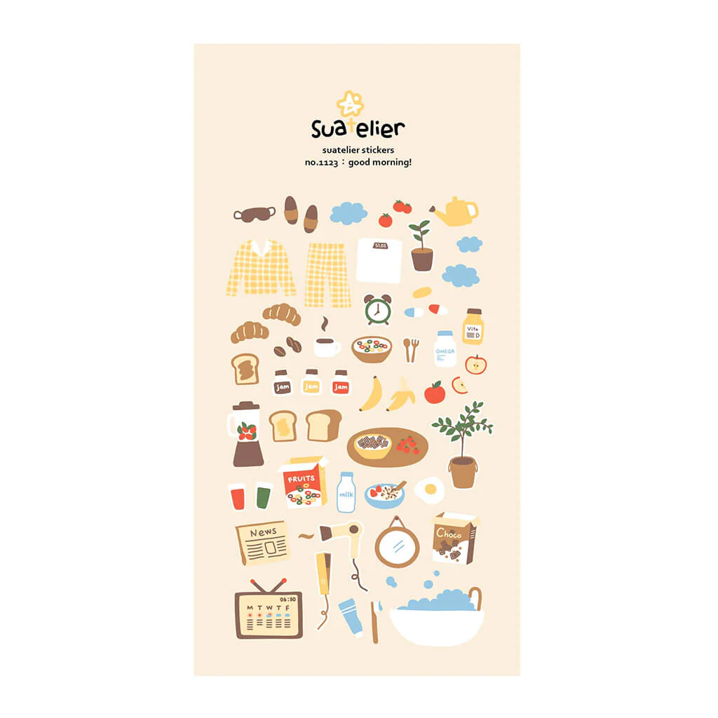 Suatelier Sticker: Good Morning!