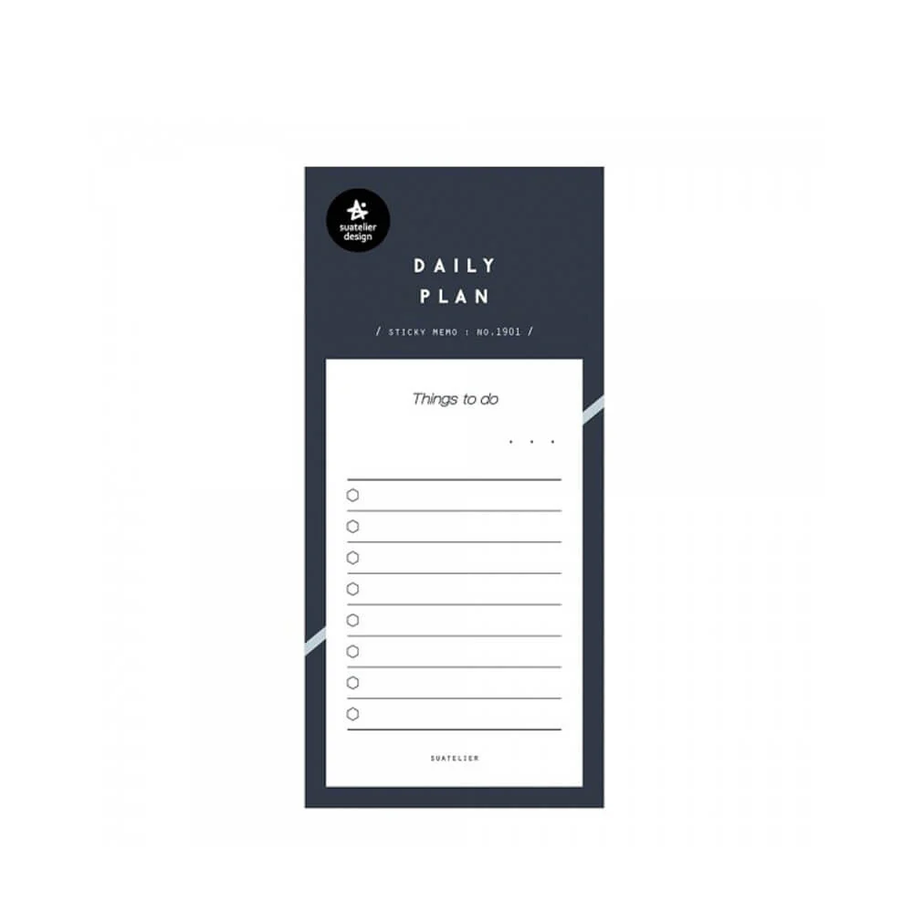Suatelier: Sticky Memo (Daily Plan 01)