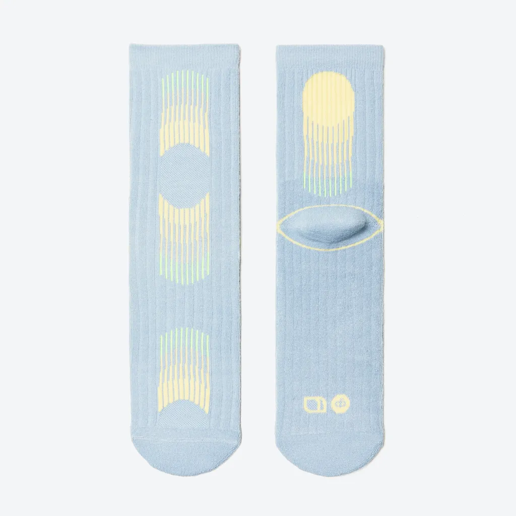 Sun Day Performance Crew Socks - Image 2