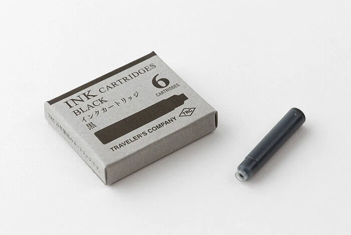 Traveler's Company Brass Fountain Pen Ink Catridge (Black) - Image 3