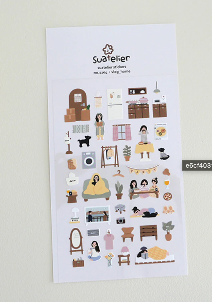Vlog Home Sticker