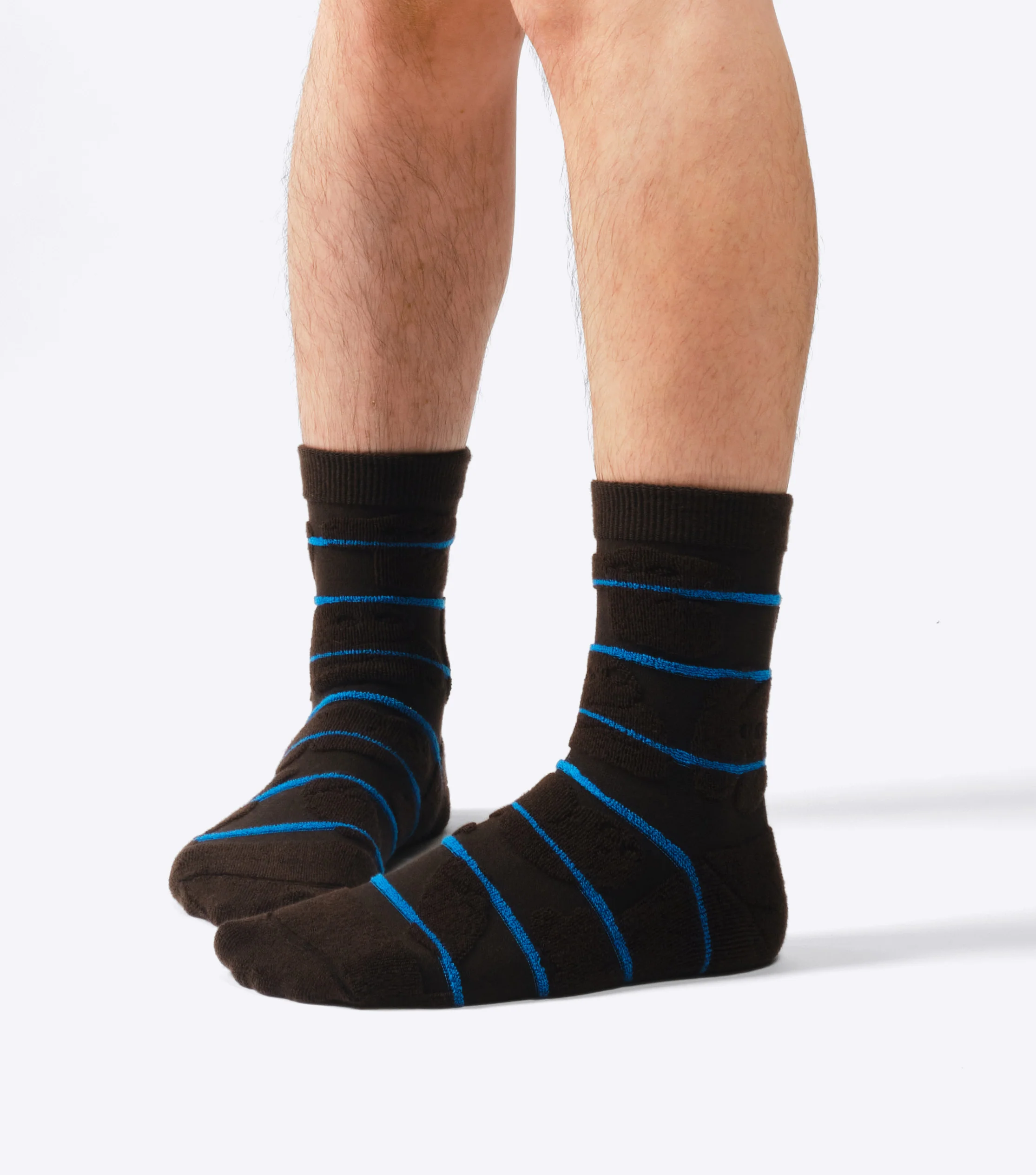 WAWW ‘WEIRD WE Dark Marine’—Reversible Mid Socks - Image 3