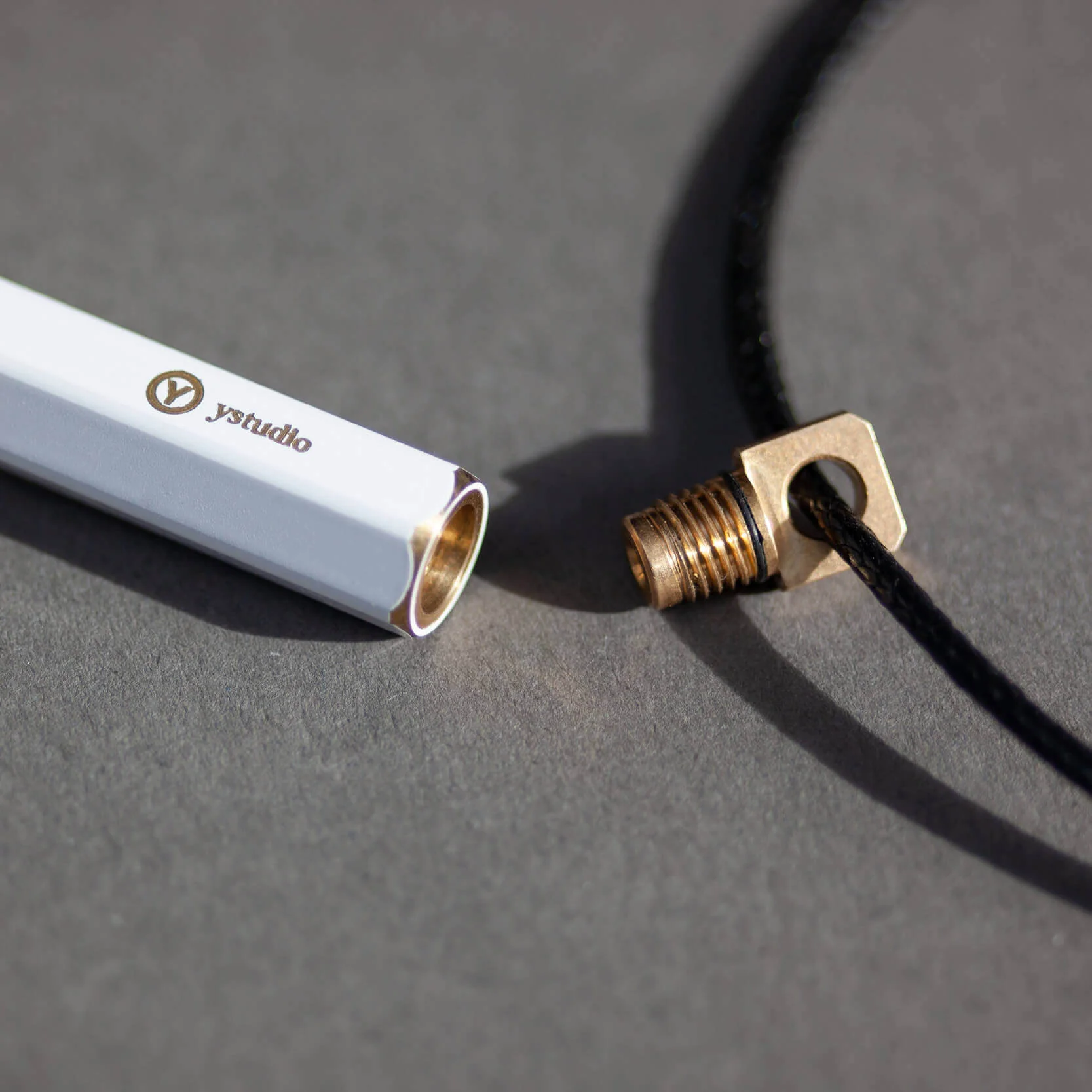 ystudio Brass Portable Ballpoint Pen - Image 3